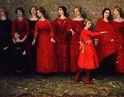 Thomas Cooper Gotch They Come oil painting on canvas